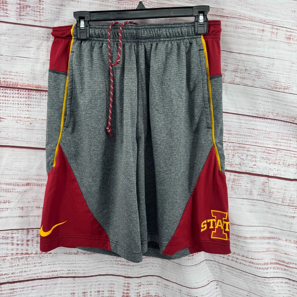 Nike Iowa State Cyclones Dri-FIT Basketball Shorts Mens Large Athletic‎